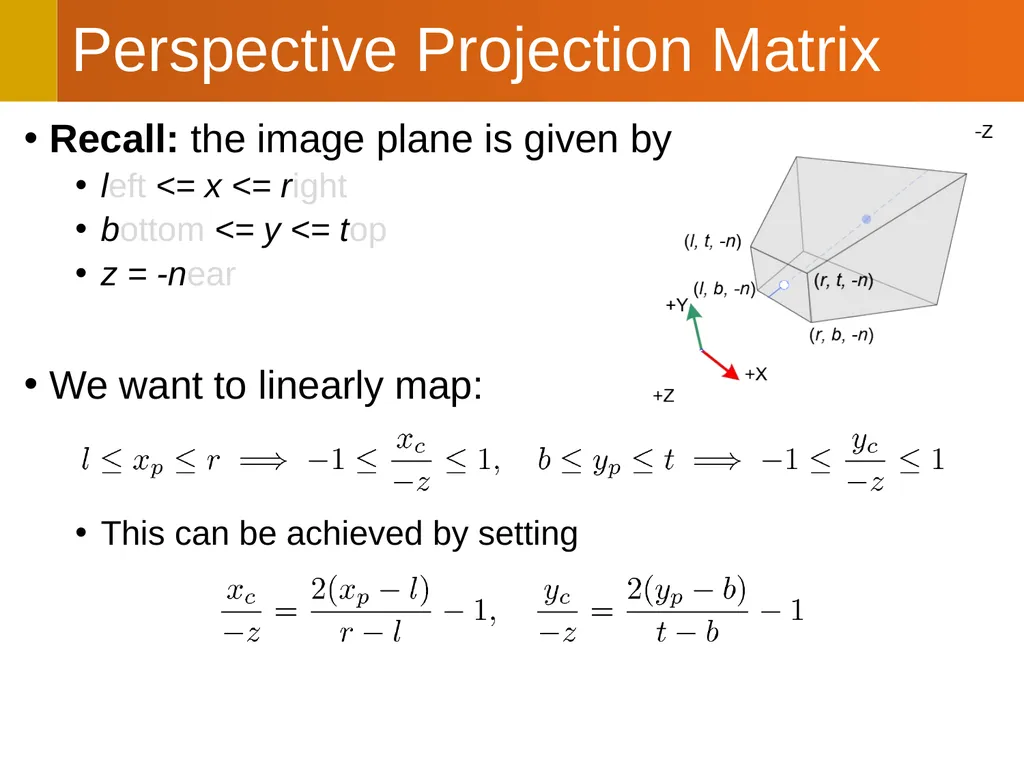 CS112: Projection Transformations Shuang Zhao - slide 15 of 28