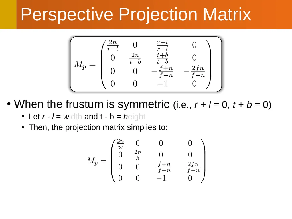 CS112: Projection Transformations Shuang Zhao - slide 22 of 28
