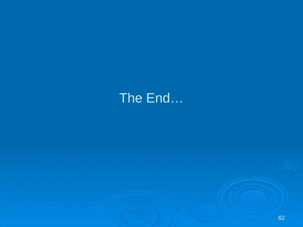 For last lecture… 1 Covered (for FUN and - slide 62 of 62