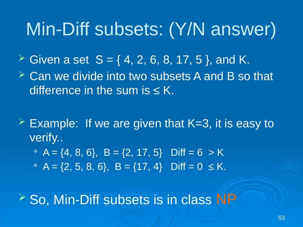 For last lecture… 1 Covered (for FUN and - slide 53 of 62