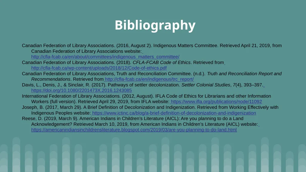 It’s the Little Things: Practicing Decolonization - slide 18 of 18
