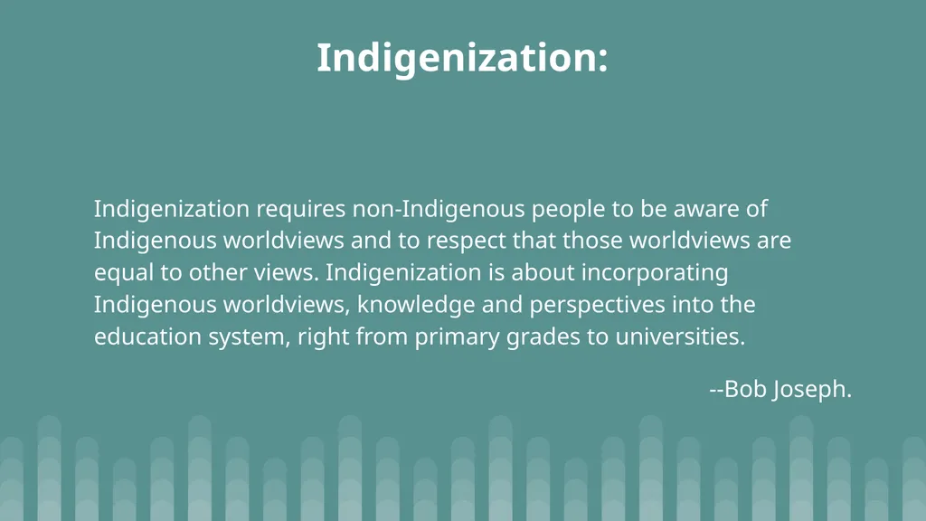 It’s the Little Things: Practicing Decolonization - slide 8 of 18