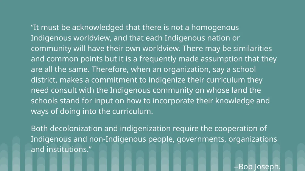 It’s the Little Things: Practicing Decolonization - slide 9 of 18
