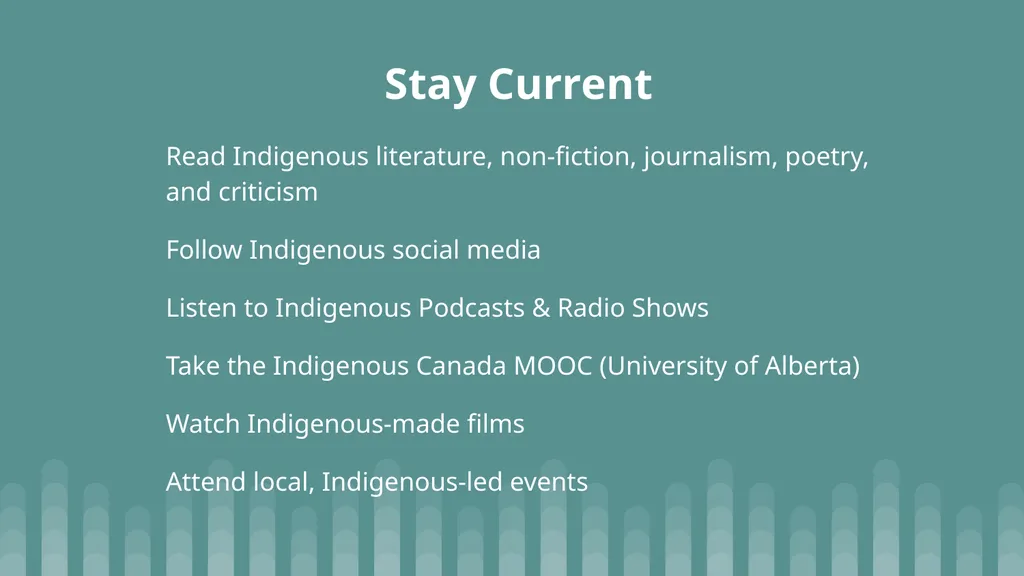 It’s the Little Things: Practicing Decolonization - slide 16 of 18