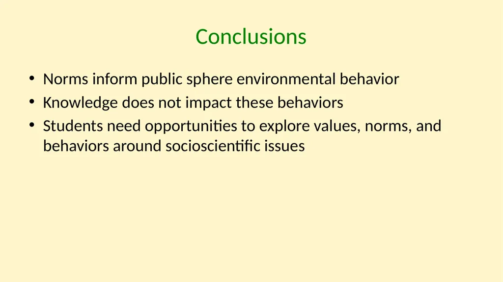 Understanding Climate Change Behaviors using a - slide 21 of 28