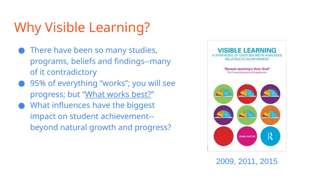 Learning what affects student learning the most - slide 5 of 14
