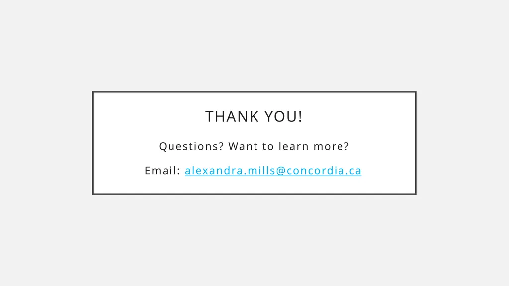 Sharing the power to decide? How Canadian - slide 27 of 27