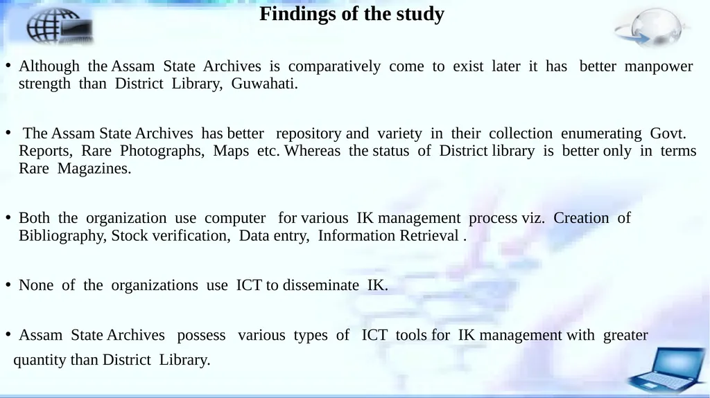 The Use of ICT based Technologies to Create, - slide 12 of 15