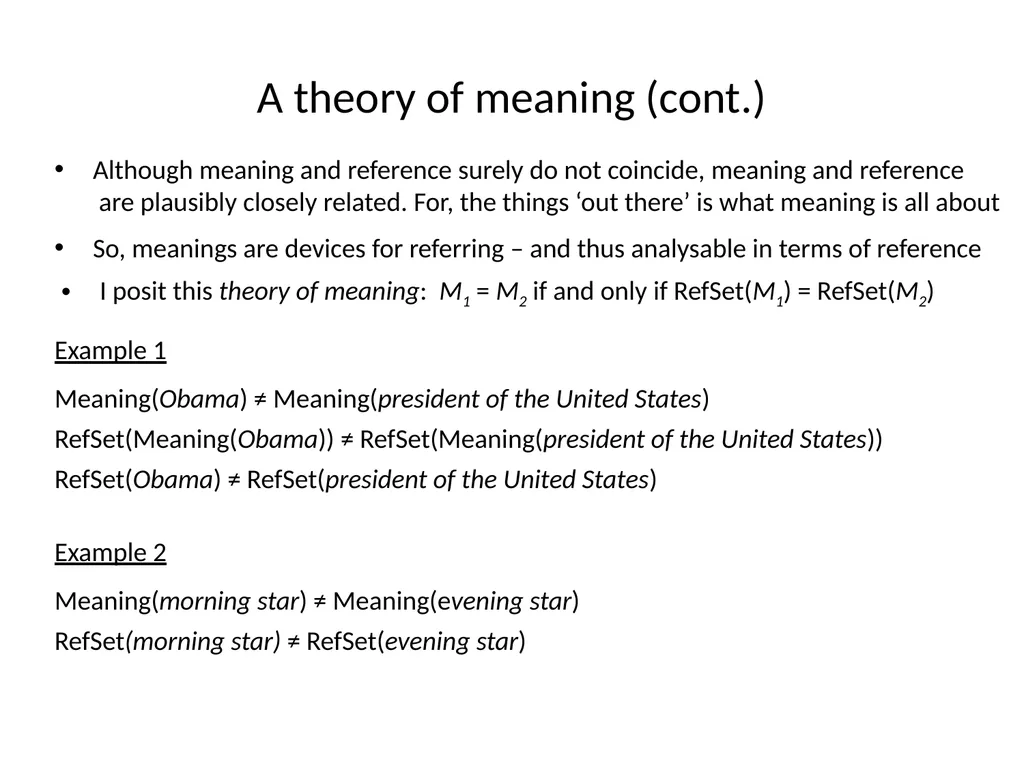 A semantic argument against the existence of - slide 7 of 13
