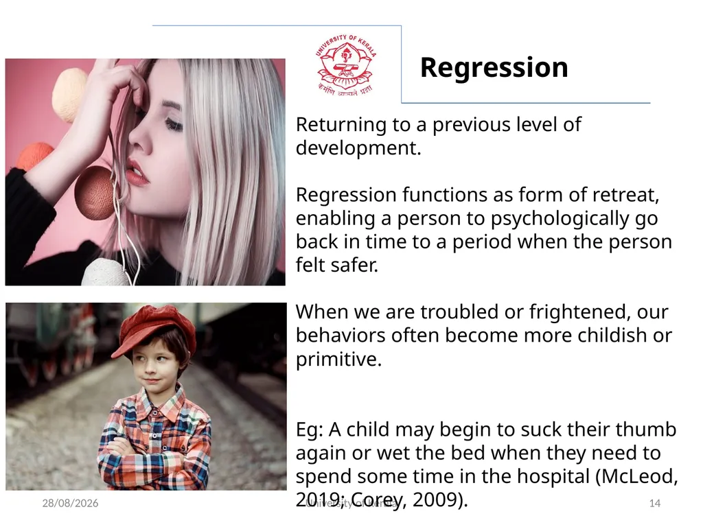 ADJUSTMENT AND DEFENCE MECHANISMS IN PSYCHOLOGY - slide 14 of 18