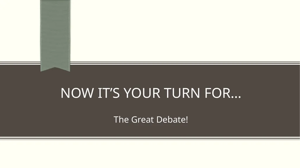 The Great Debate: Socratic Seminar Danielle - slide 13 of 14