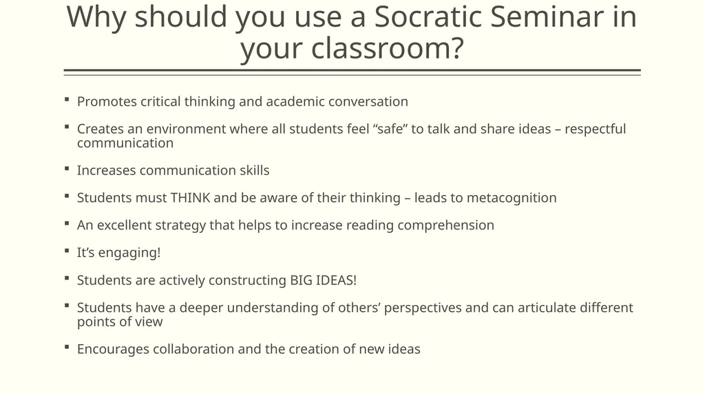 The Great Debate: Socratic Seminar Danielle - slide 3 of 14