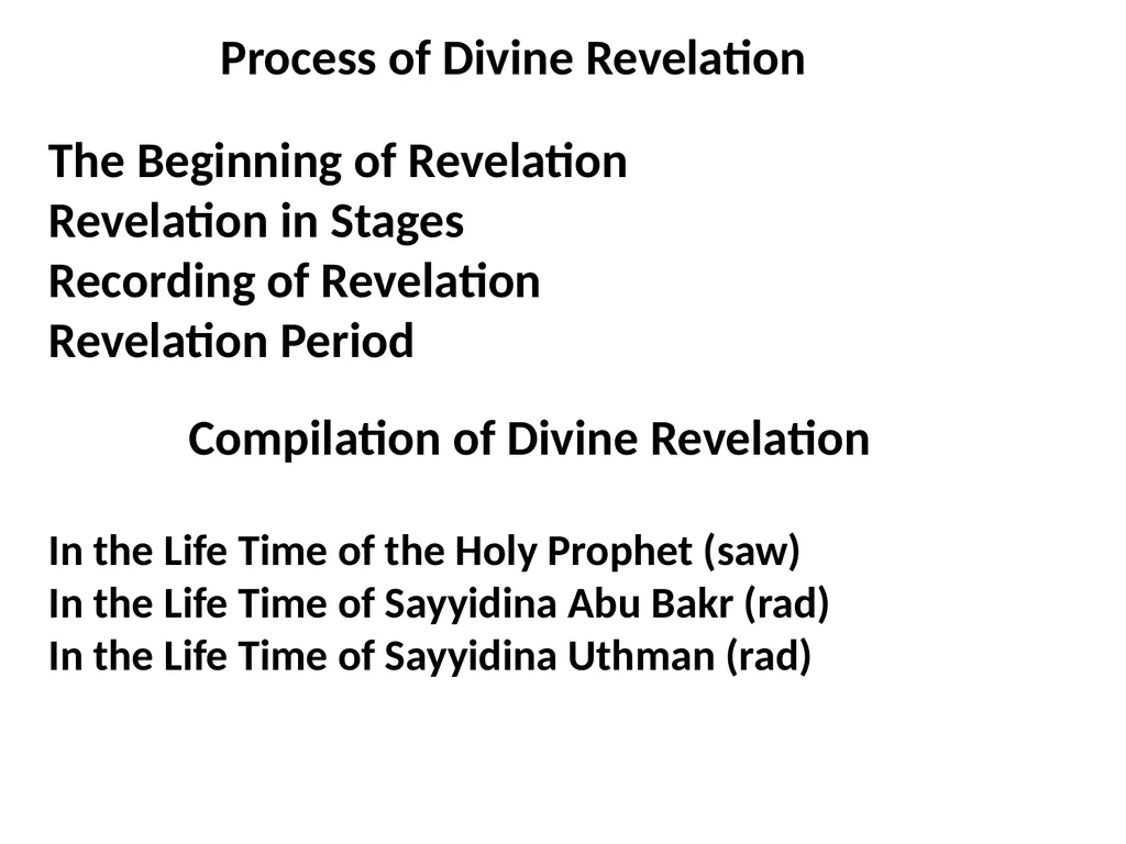 The History And Compilation Of The Holy Quran - slide 2 of 31