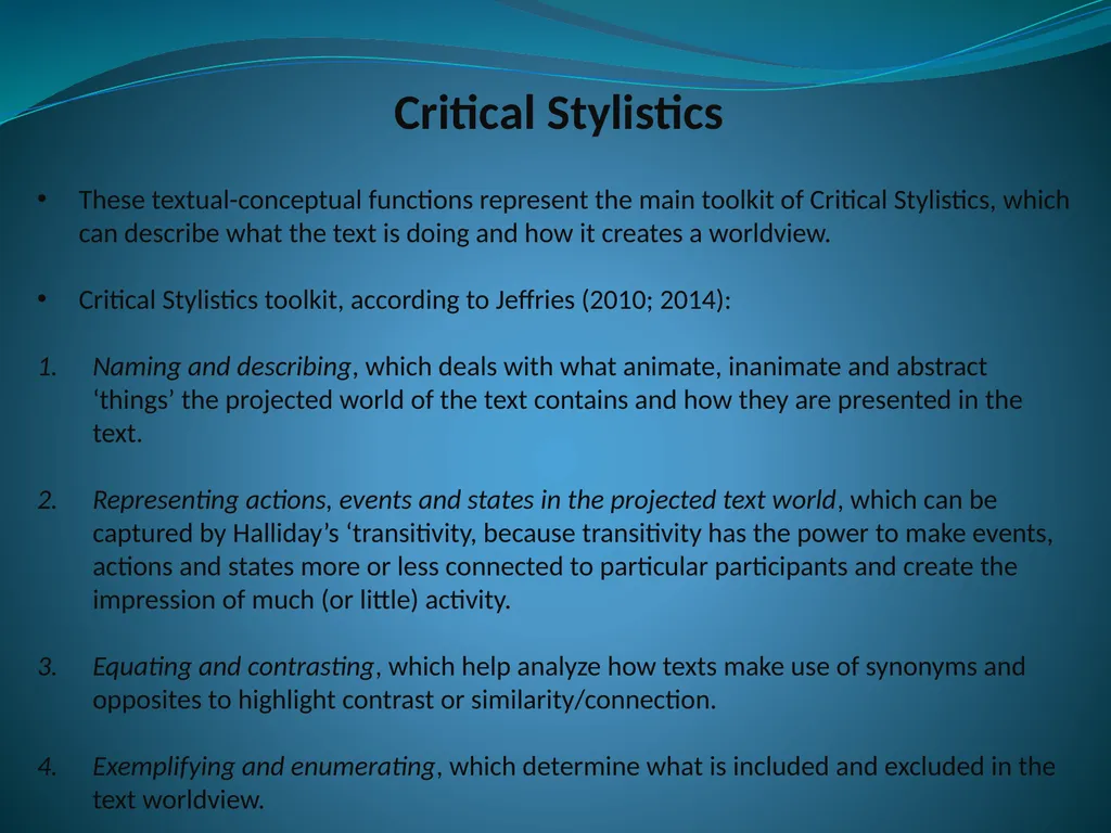 Overview of a Diversified Landscape: Exploring - slide 12 of 14