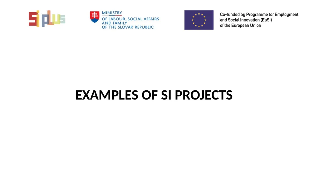 Social Innovation Plus – Competence Centres (SI - slide 17 of 18