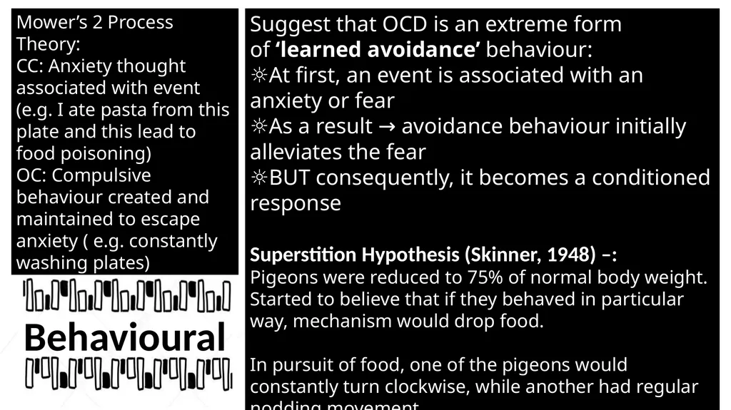 OCD Obsessions: intrusive thoughts, impulses, - slide 4 of 11