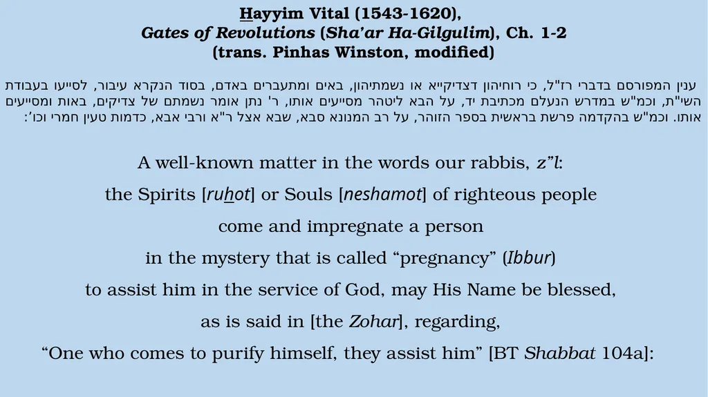 The Fluidity of Identity: Evidence from Kabbalah & - slide 5 of 37
