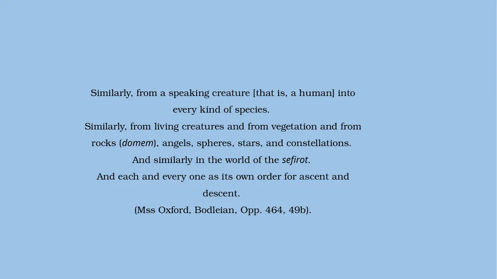 The Fluidity of Identity: Evidence from Kabbalah & - slide 31 of 37