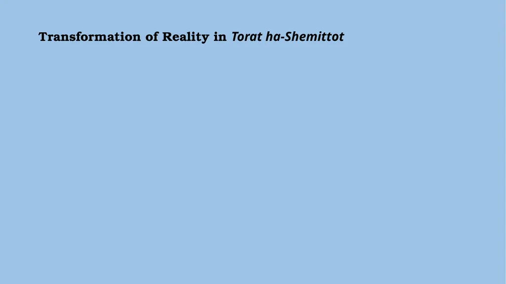 The Fluidity of Identity: Evidence from Kabbalah & - slide 25 of 37