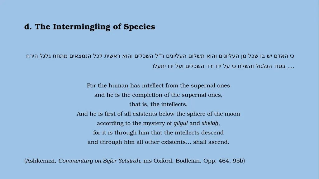 The Fluidity of Identity: Evidence from Kabbalah & - slide 35 of 37