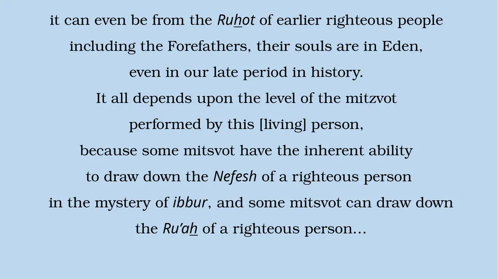 The Fluidity of Identity: Evidence from Kabbalah & - slide 11 of 37