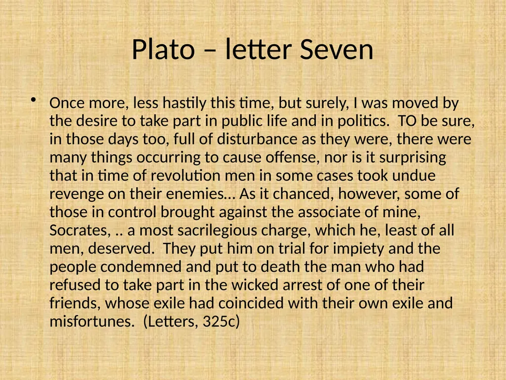 Plato / Socrates Sources: Plato; Xenophon; - slide 6 of 29