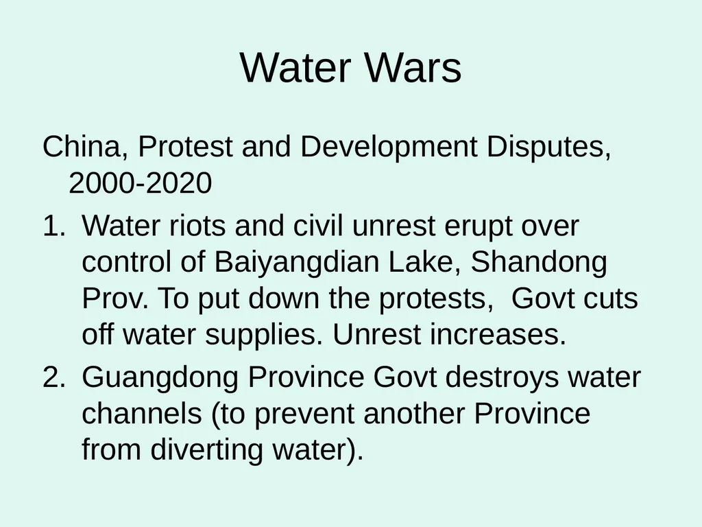 Global Water Modules Module 9: Examples of Water - slide 17 of 53