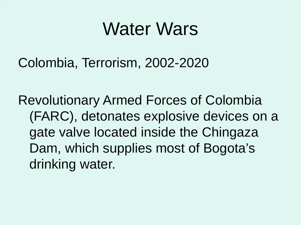 Global Water Modules Module 9: Examples of Water - slide 29 of 53