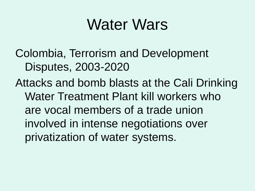Global Water Modules Module 9: Examples of Water - slide 32 of 53