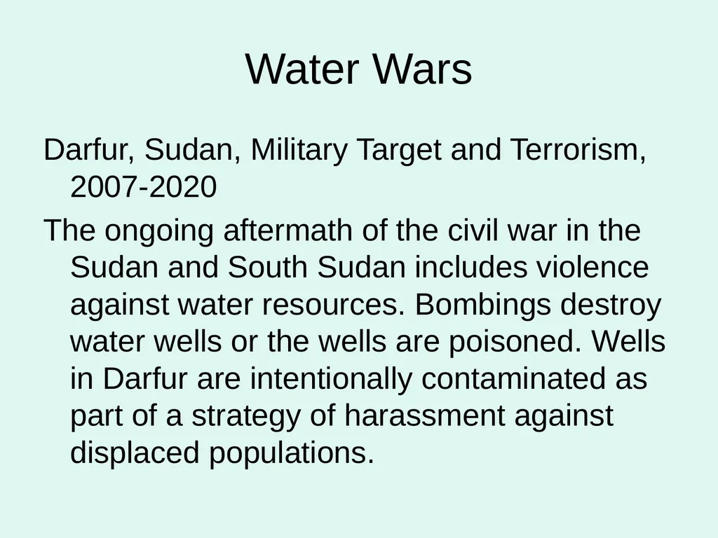 Global Water Modules Module 9: Examples of Water - slide 34 of 53