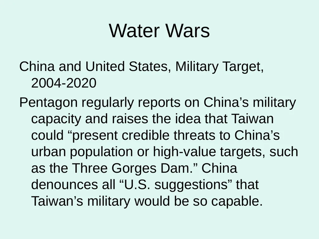 Global Water Modules Module 9: Examples of Water - slide 38 of 53