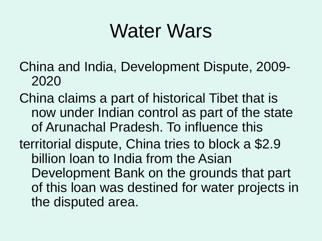 Global Water Modules Module 9: Examples of Water - slide 49 of 53