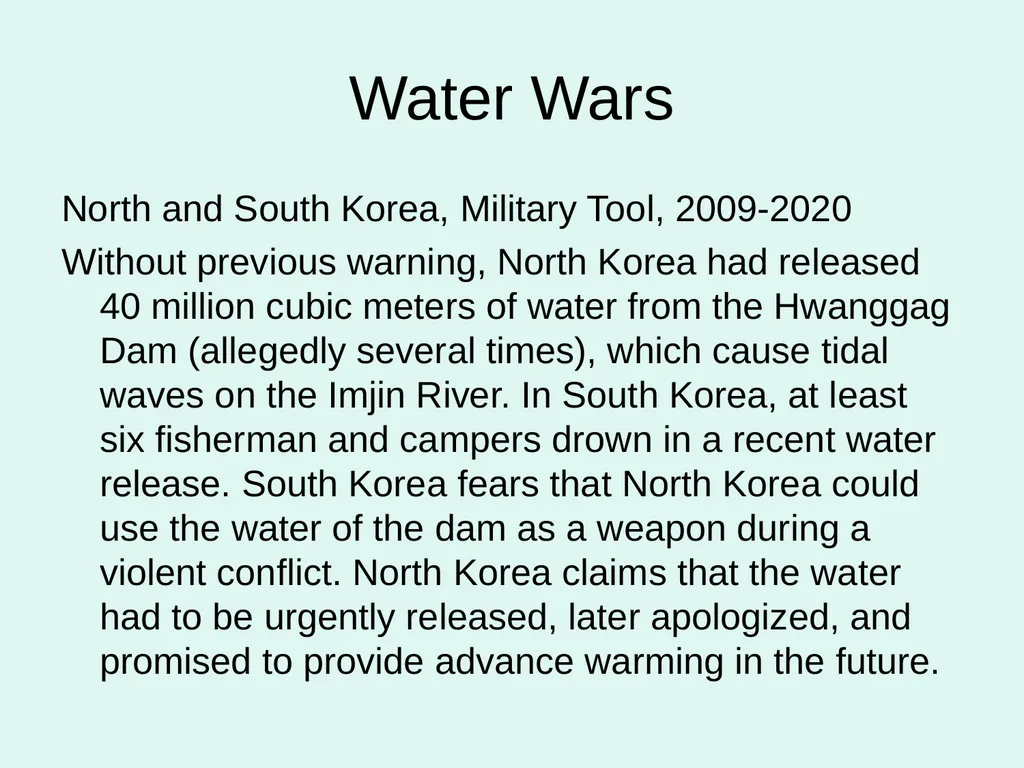 Global Water Modules Module 9: Examples of Water - slide 50 of 53