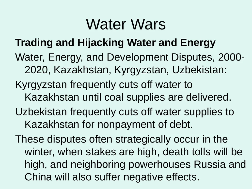 Global Water Modules Module 9: Examples of Water - slide 7 of 53