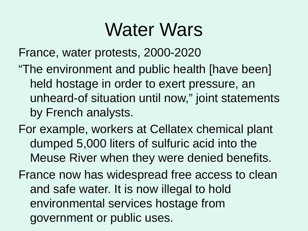Global Water Modules Module 9: Examples of Water - slide 9 of 53