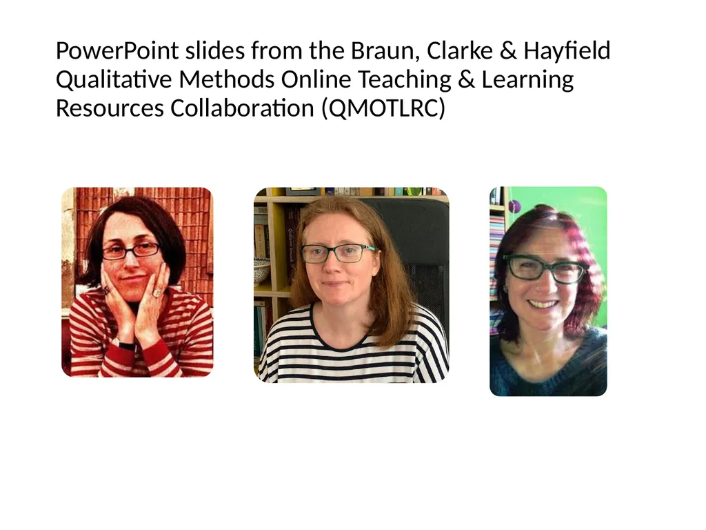 Foundations of Qualitative Research 2 Part 2: - slide 2 of 16