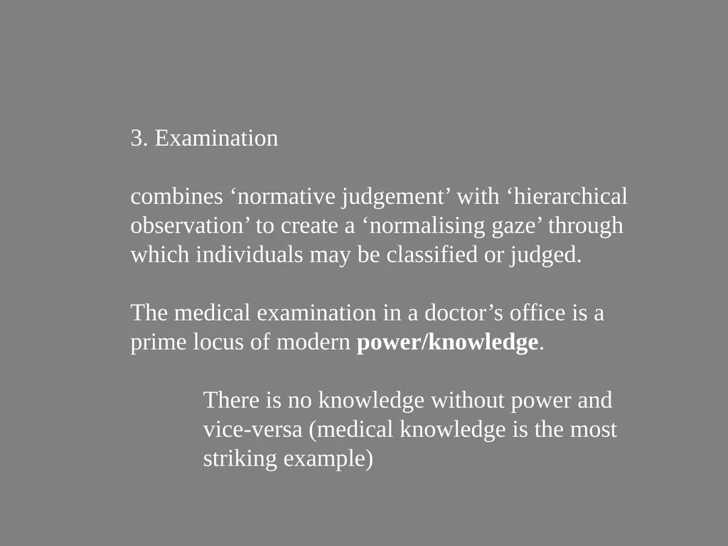Poststructuralism, the Question of Power/Knowledge - slide 28 of 31