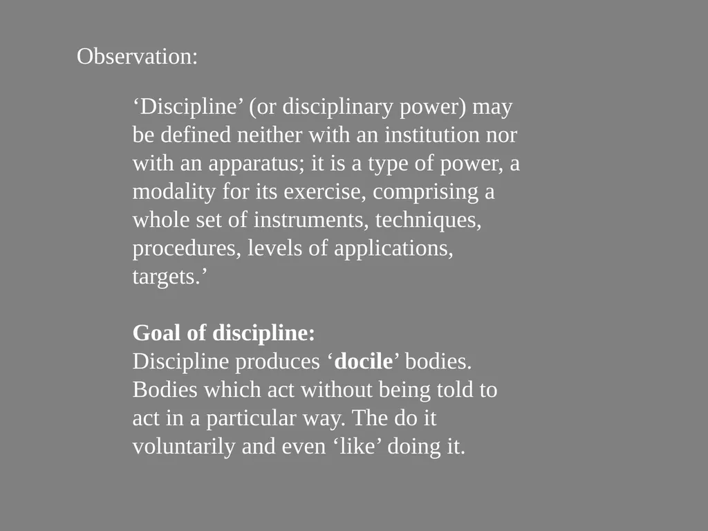Poststructuralism, the Question of Power/Knowledge - slide 22 of 31