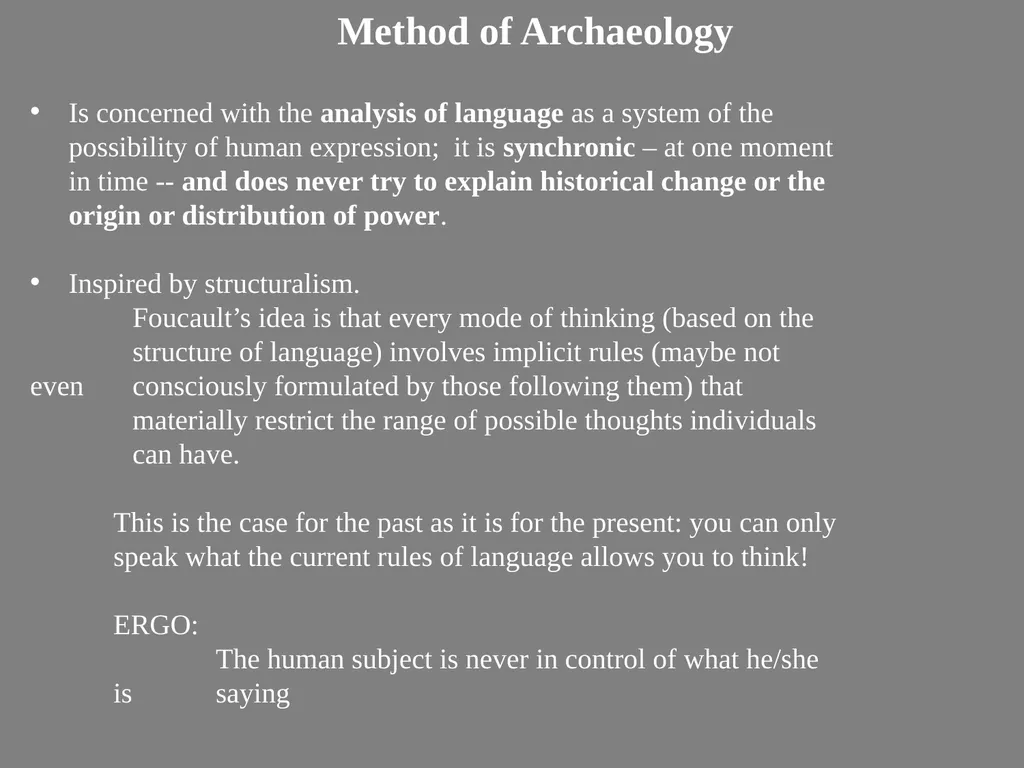Poststructuralism, the Question of Power/Knowledge - slide 11 of 31
