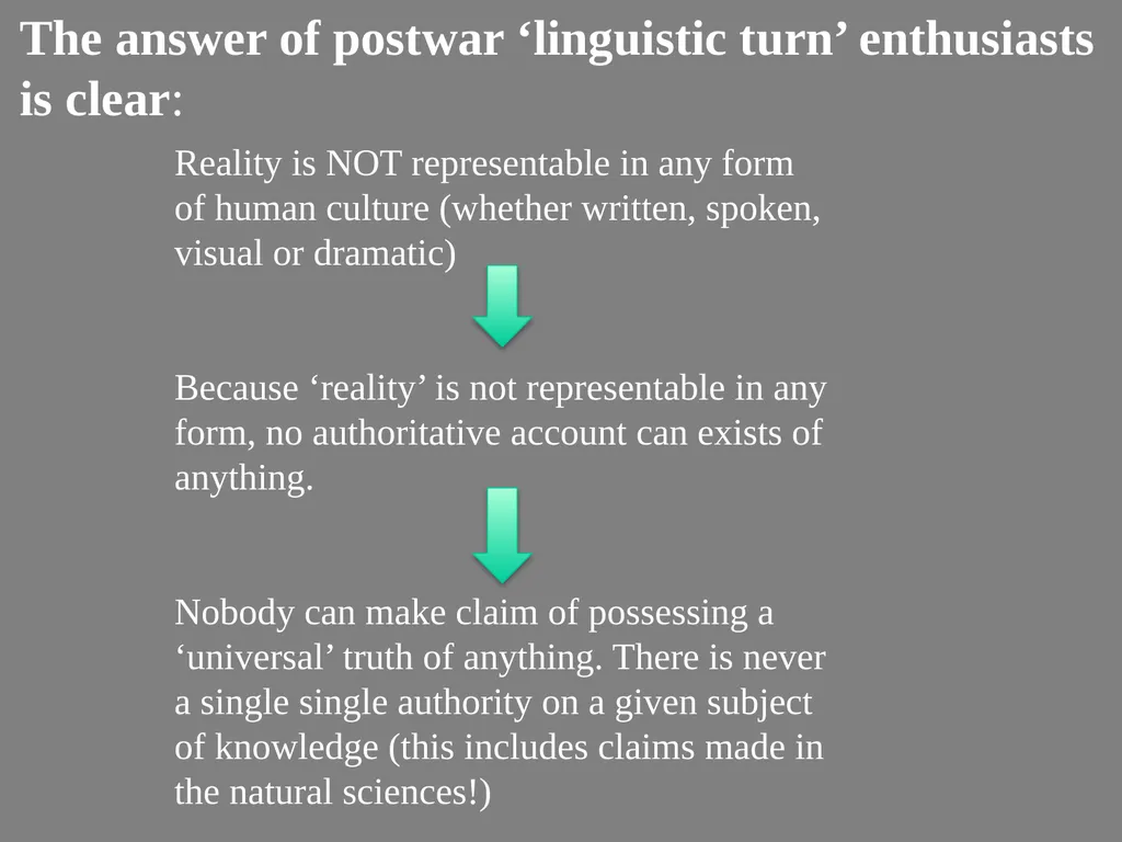 Poststructuralism, the Question of Power/Knowledge - slide 4 of 31