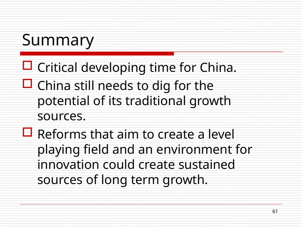 Disappearing demographic dividend: Growth - slide 61 of 63