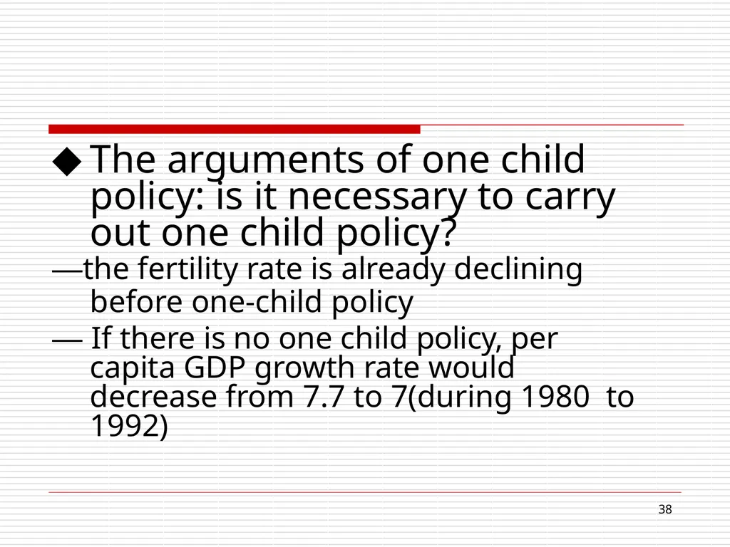 Disappearing demographic dividend: Growth - slide 38 of 63