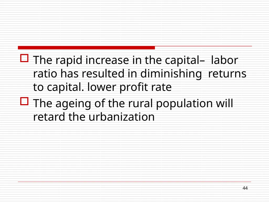 Disappearing demographic dividend: Growth - slide 44 of 63