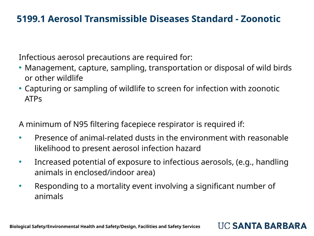 A guide to UCSB’s Biological Safety Program - slide 16 of 24