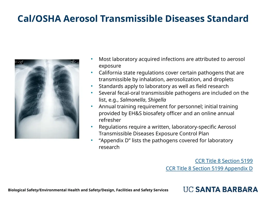 A guide to UCSB’s Biological Safety Program - slide 15 of 24