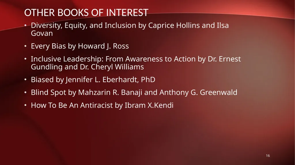 June 2021 | ReInventing Diversity by Howard Ross - slide 16 of 23