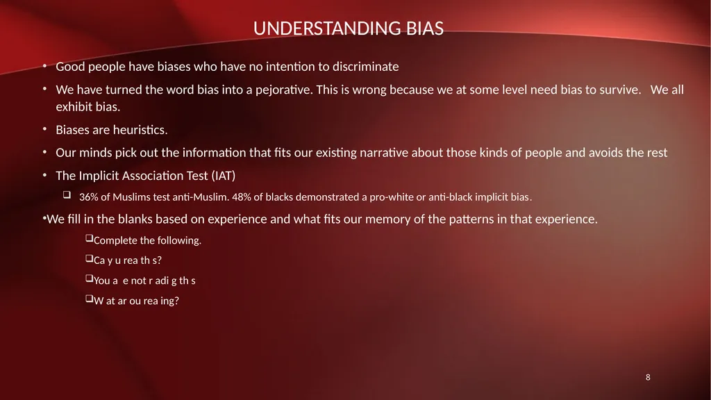 June 2021 | ReInventing Diversity by Howard Ross - slide 8 of 23