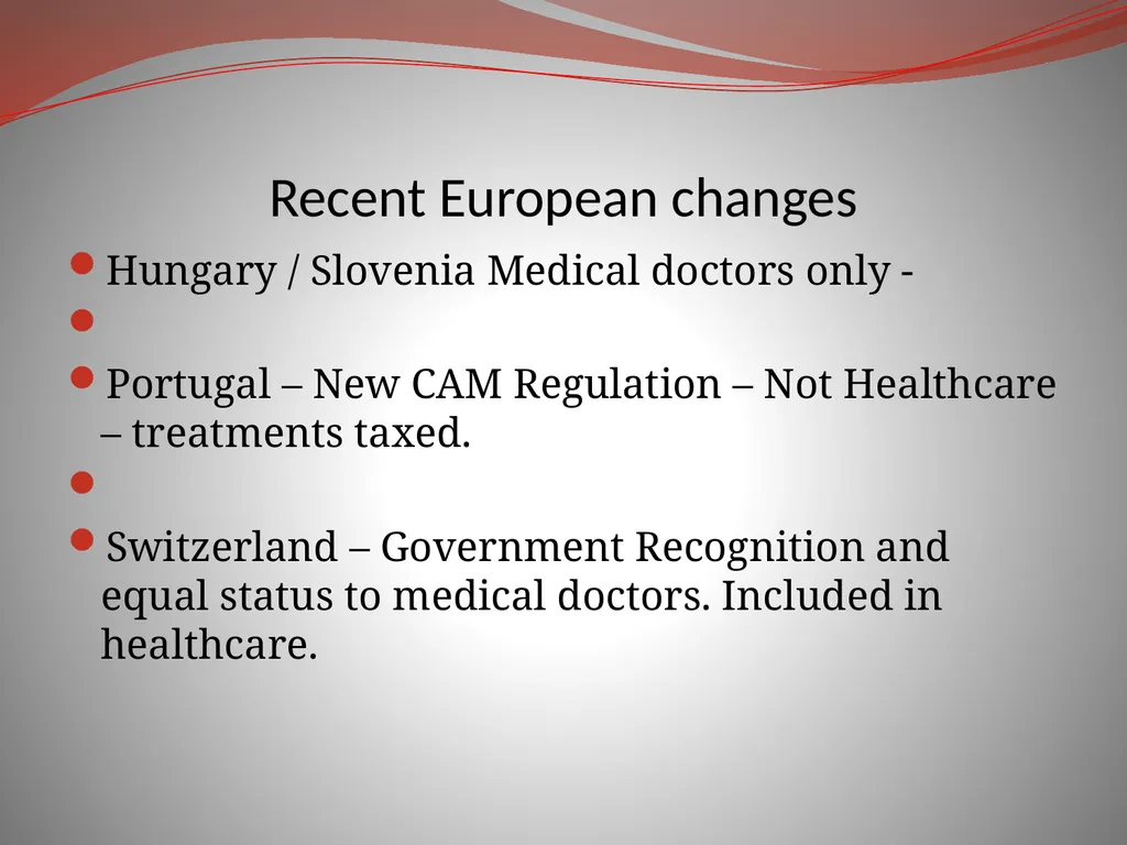 Global TCM Standards Organisations Founding - slide 11 of 25