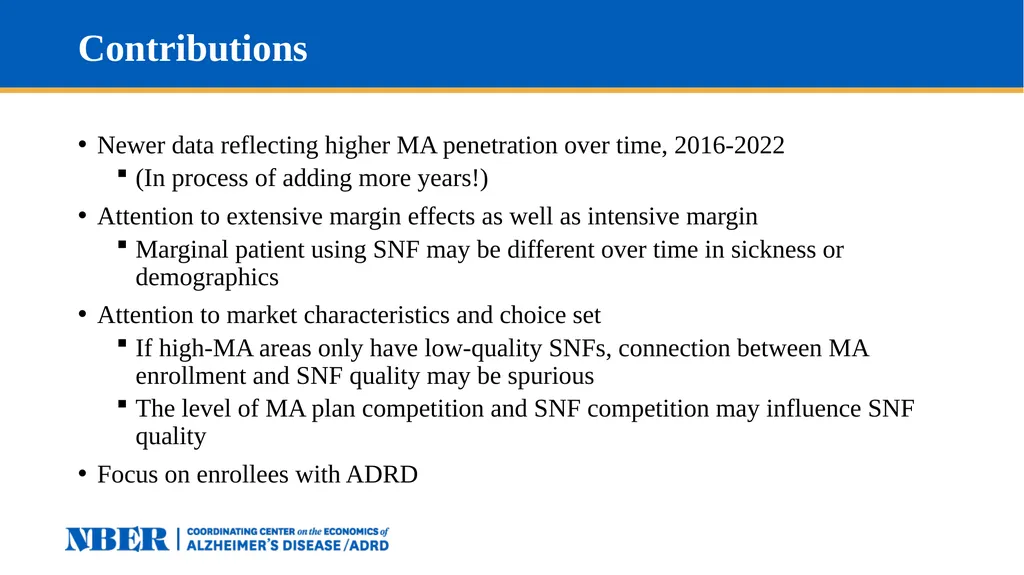 Access to High-Quality SNF Care for Medicare - slide 6 of 23