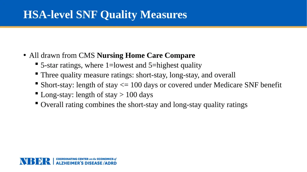 Access to High-Quality SNF Care for Medicare - slide 9 of 23